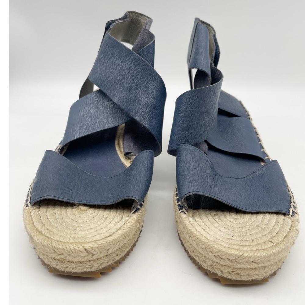Eileen Fisher Willow Espadrille Wedge Sandals. Size 7 - Picture 2 of 9